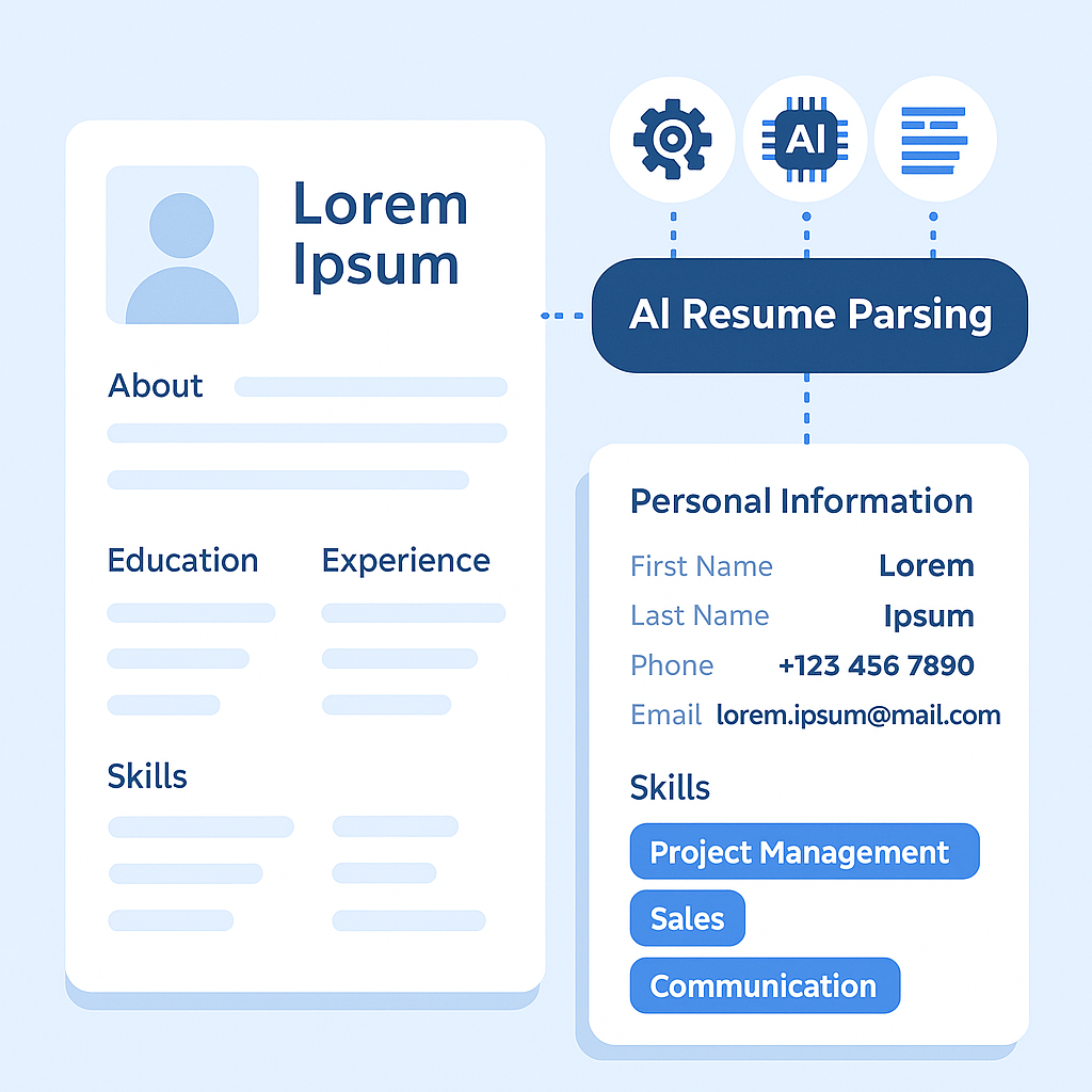 AI Resume Parsing App screenshot